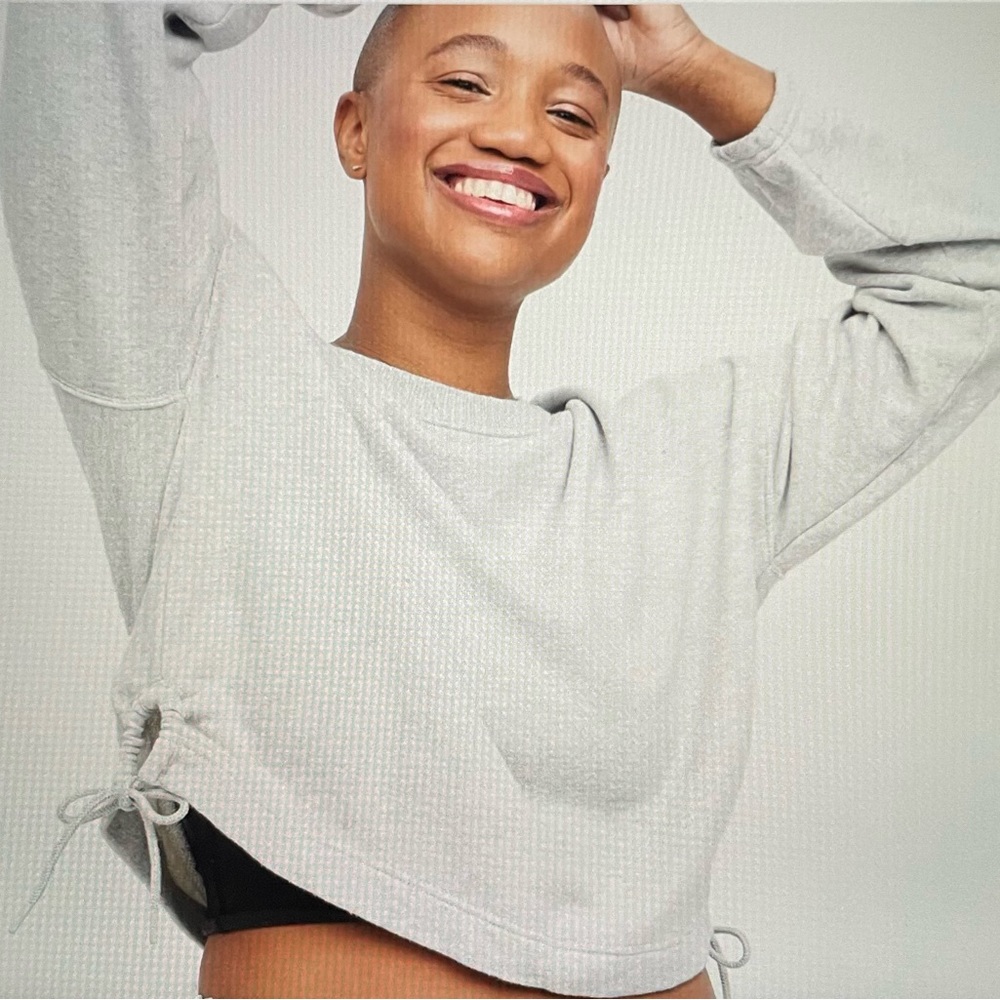 NWT OFFLINE By Aerie Weekend Side Tie Sweatshirt Size M